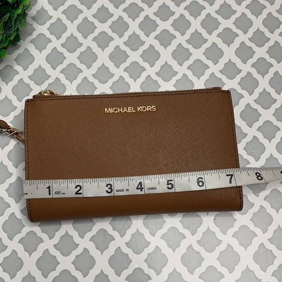 NWT MICHAEL KORS Jet Set Travel large double zip wristlet - Picture 10 of 12